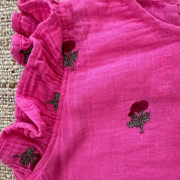 Pink Chicken 2 Piece Pink Floral Short Set - Picture 4 of 5